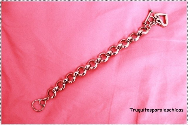  STEEL BRACELET WITH HEART 